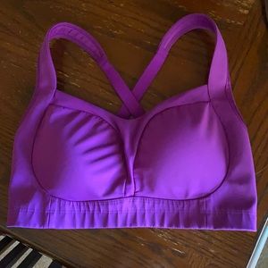 Purple Lululemon 34DD sports bra